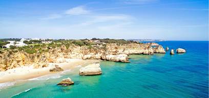 Hotel 5 estrellas en Algarve, Vista a la Playa