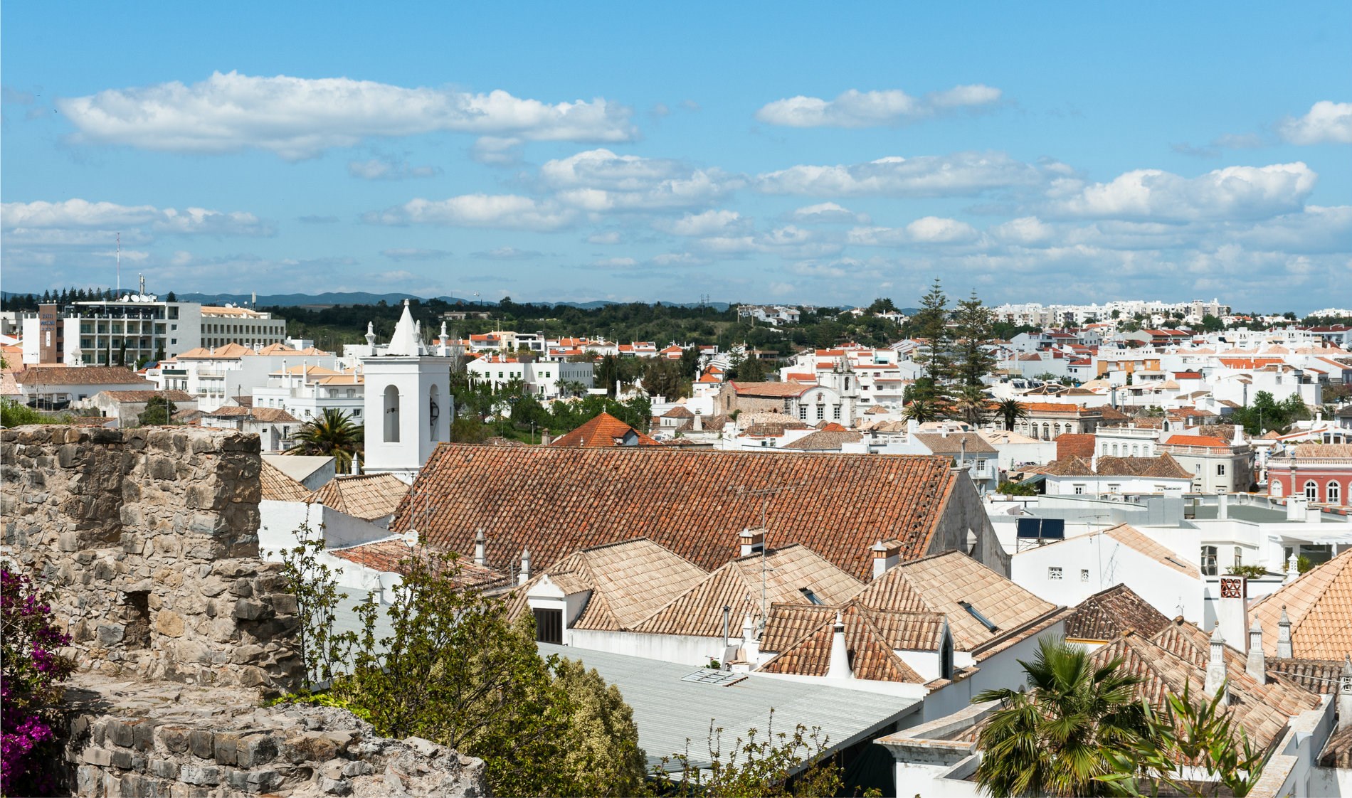 Vista da cidade de Tavira
