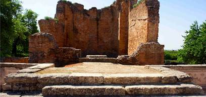 Roman temple ruins of 