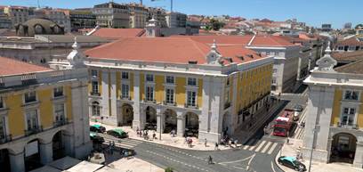 Pousada de Lisboa, Praça do Comércio