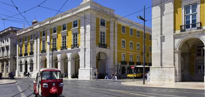 Hotel no Terreiro do Paço em Lisboa